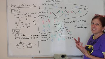 Geometry: Proving Triangles are Similar (8.5)