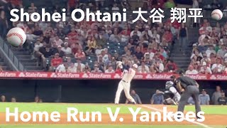 Shohei Ohtani 大谷 翔平 Hits Home Run against New York Yankees, 8/13/22.  Angels Baseball-MLB ⚾️