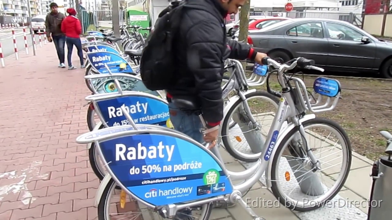 How to Rent Bikes in Poland | Veturilo | NextBike (English Subtitles)