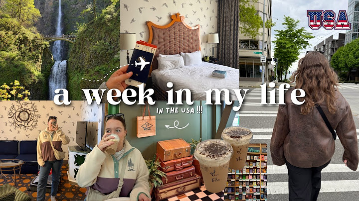 USA VLOG 🇺🇸 a week in my life in Seattle + Portland 🌲 bookstores, shopping, coffee + food spots !!