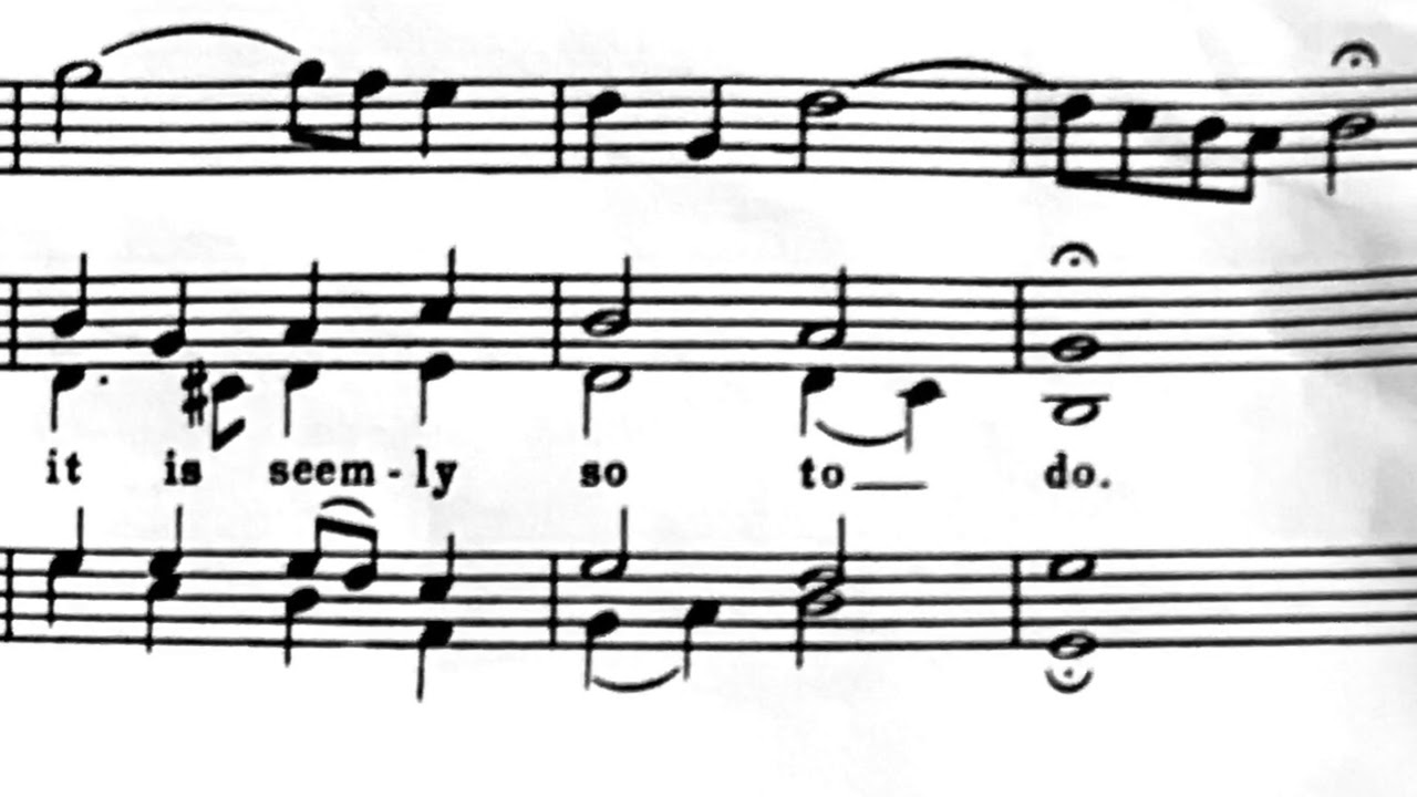 Old 100th Psalm Tune Ralph Vaughan Williams YouTube