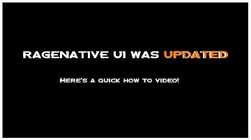 RageNativeUI was UPDATED | Here