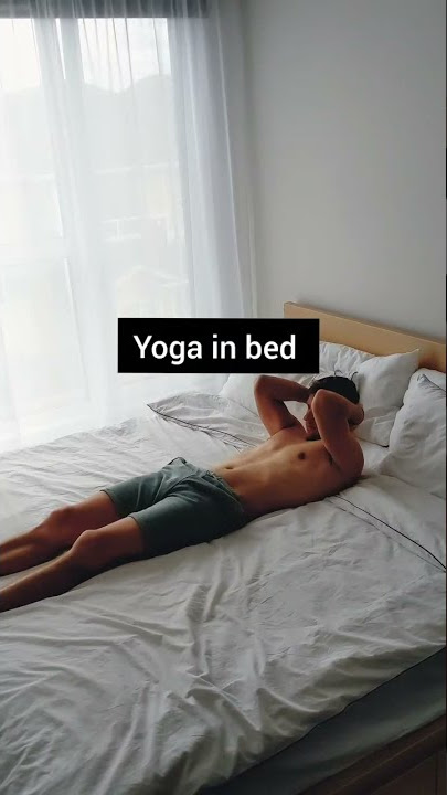 Yoga in bed 🔥 To start your morning 🌅 Morning yoga exercises | home fitness exercises | UxOne #yoga