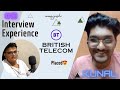 Ep 3  interview experience  british telecom  rvce  placed