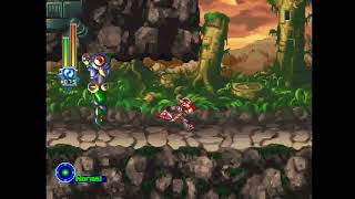 Megaman X5 (PS1) - Axle the Red's Forest Maze (X)