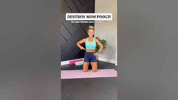 Destroy Mom Pooch Workout #abworkout #coreworkout