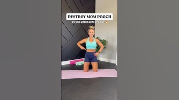 Destroy Mom Pooch Workout #abworkout #coreworkout