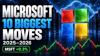 What moved Microsoft MSFT this year 10 big moves and the news before them