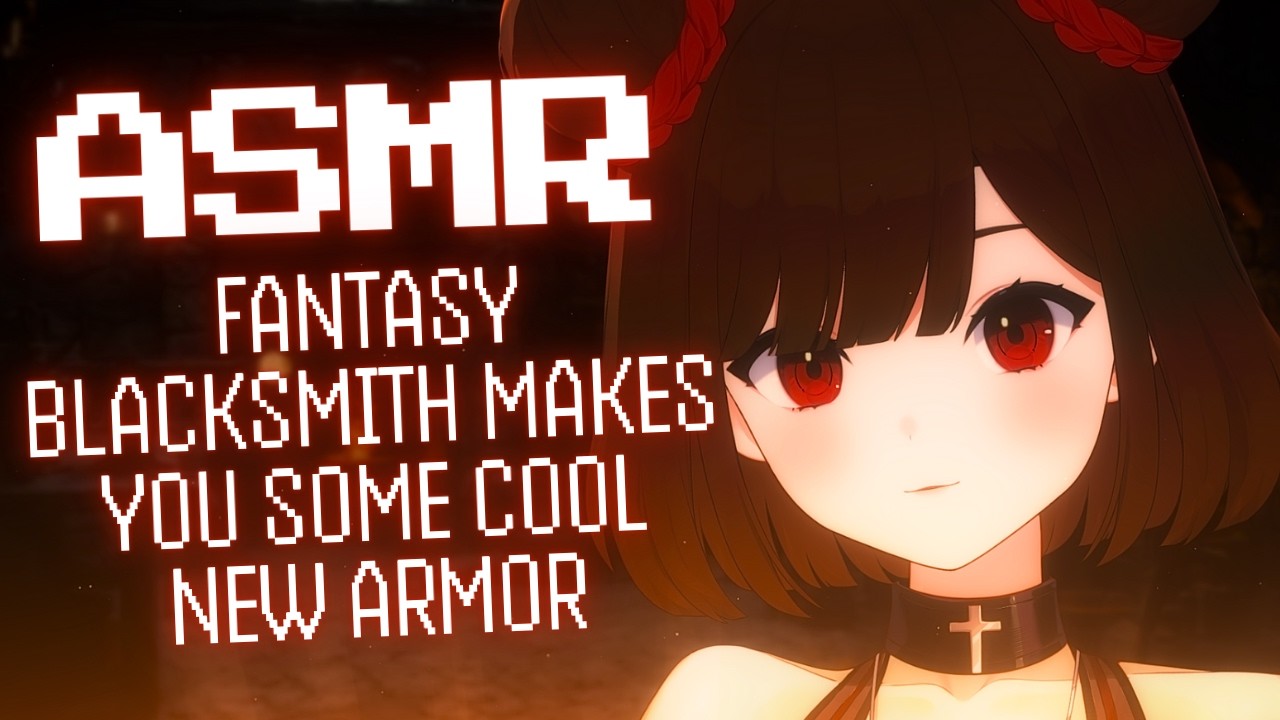 【ASMR】blacksmith crafts you new armor⭐⚔️ | personal attention😴 | fantasy RP❤️ | deep voice onee-san✨