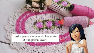 Tenho poucas sobras de barbante.O que posso fazer?(2 vídeo)#crochet #crochê #croche #crochetando