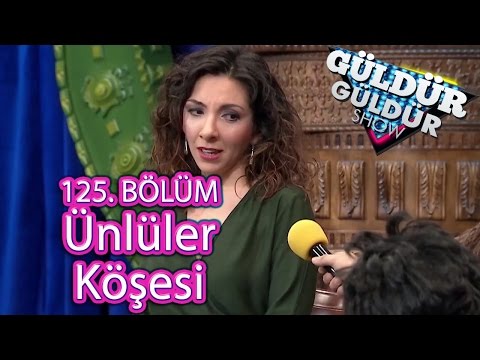 Güldür Güldür Show 125. Bölüm, Ünlüler Köşesi Skeci