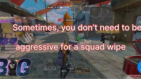 Sometimes, you don’t need to be aggressive for a squad wipe #blackdevil #codm