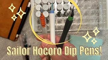 The Sailor Hocoro Dip Pens | My Latest Obsession!
