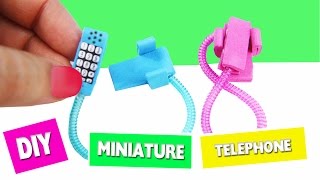 DIY | How to make miniature phone- Ver 2 - simplekidscrafts - simplekidscrafts