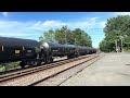 (ALL BNSF’s) BNSF 7415 ES44DC leads CSX B115 with a very nice crew at Piscataway