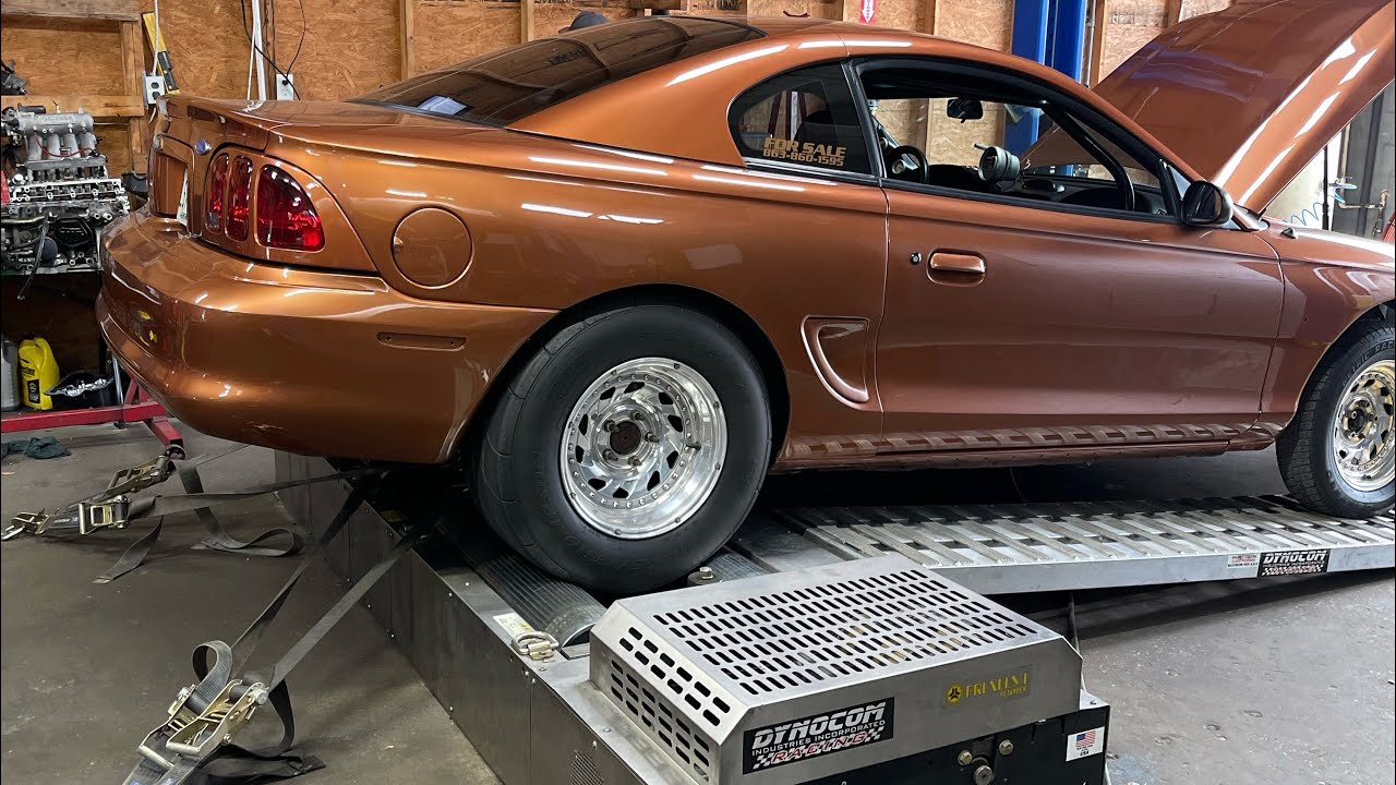 Big Turbo 95 Mustang GT On The Dyno