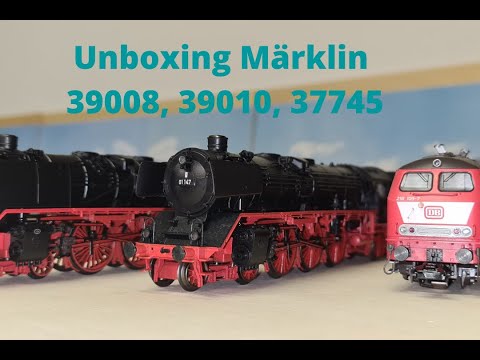 Unboxing Märklin 39008, 39010, 37745