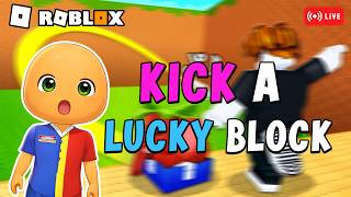AKU TENDANG LUCKY BLOCK UNTUK DAPATKAN BRAINROT #roblox #...