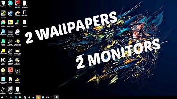 How To: Get 2 Different Wallpapers For Dual Monitor Display