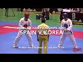SPAIN V KOREA M  2001 WORLD TAEKWONDO CHAMPIONSHIPS JEJU KOREA