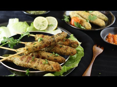 Chicken Seekh Kabab | चिकन सीक कबाब | How to make Smoky Chicken Seekh Kebab