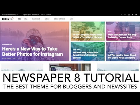 How To Create A Blog or News Website | Newspaper Theme