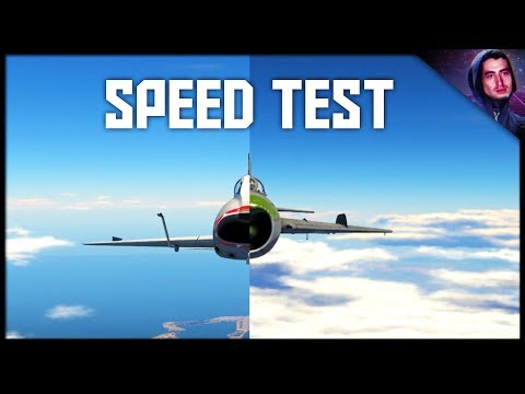 F-100D vs Mig 19PT TOP SPEED TEST || War Thunder Supersonic Gameplay
