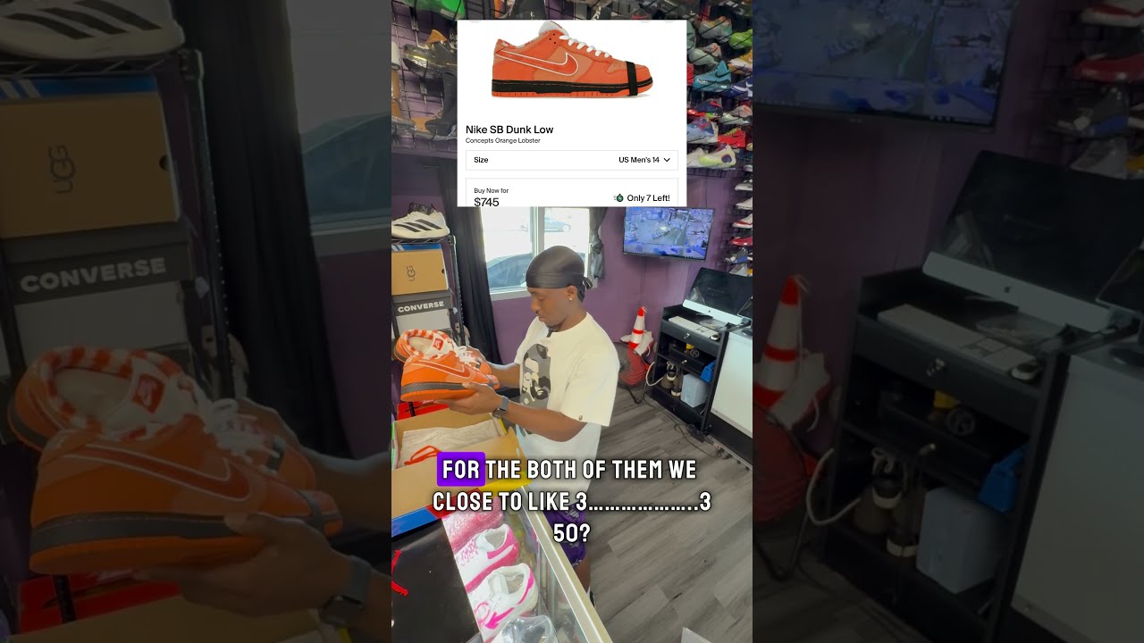 Who Won This Deal Chat Comment Below The 1st Drive Thru Sneaker Store In World Fyp Viral