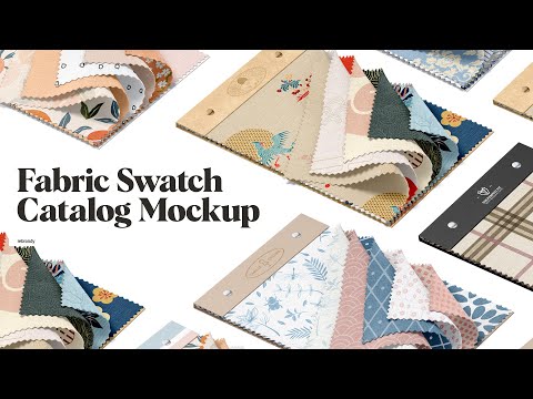 Fabric Swatch Catalog Mockup, a Mockup by rebrandy (Thumbnail 8 of 8)