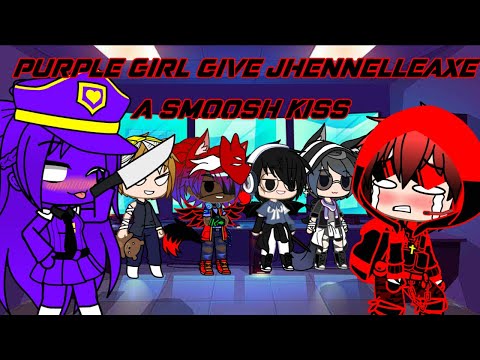 Purple girl give jhennelleaxe a smoosh kiss (the audio is not mine is in the description)