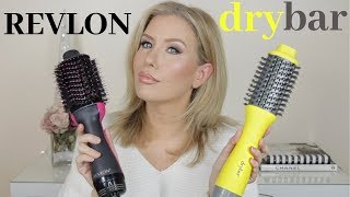 NEW Drybar Double Shot Blow Dryer Brush vs Revlon One Step Volumizer | Demo  and Comparison - thptnganamst.edu.vn