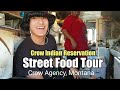 STREET FOOD on the INDIAN RESERVATION | Downtown Crow Agency, Montana