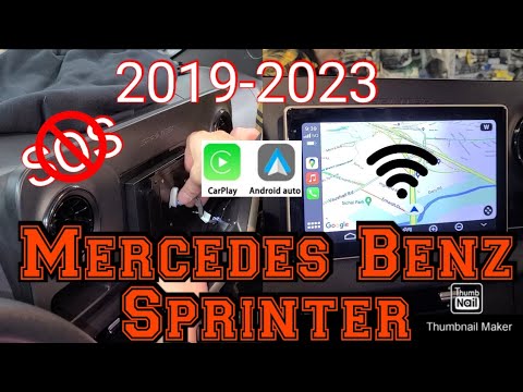 2019-2023 Mercedes Benz Sprinter How to remove radio Apple carplay android Metra 99-8783 sos fix