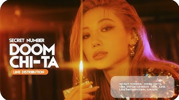 Secret Number - Doom Chi Ta Line Distribution (Color Coded)