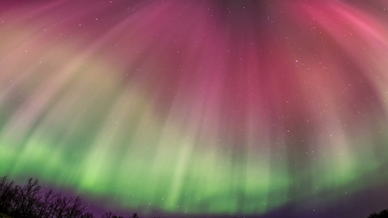 Northern Lights Time Lapse on May 10, 2024 - YouTube