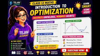 Introduction to Optimization Explained | Optimization Problems Made Easy | Class 12 Maths