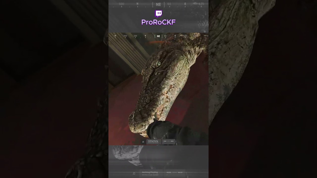 Крокодил не дал залутаться - 