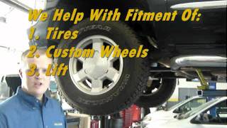 Truck Lift Kit Suspension Modifications: Hillside Tire and Service; Auto Repair Salt Lake City