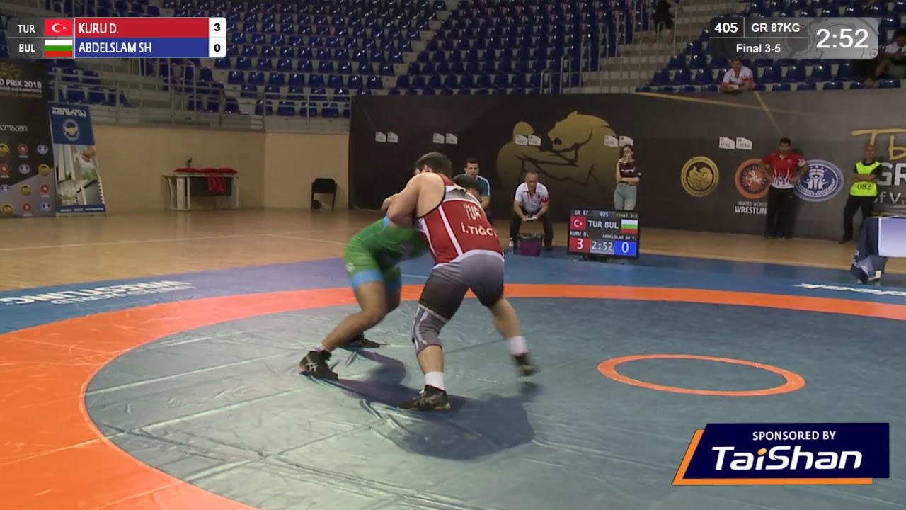 BRONZE GR - 87 kg: D. KURU (TUR) v. T. ABDELSLAM SH (BUL)