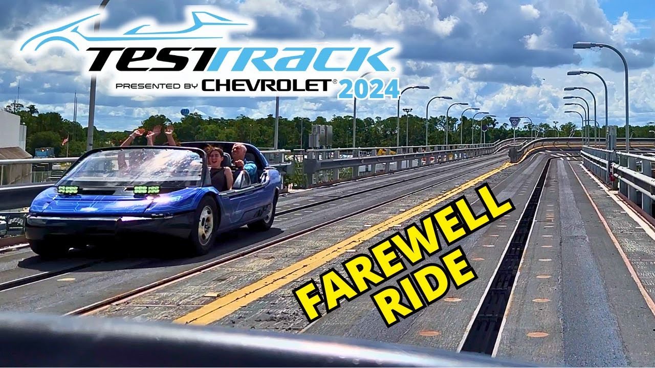 Test Track LAST RIDE BEFORE CLOSED JUNE 2024 FULL ride & experience POV