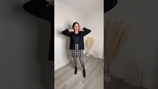 Autumn Outfit With Oroblu Grey Tights