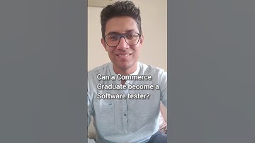 Can a Commerce graduate become a software tester? #shorts