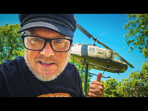Vietnam Helicopter Hidden At The Veterans Memorial Park In Leesburg Florida | retroreststop