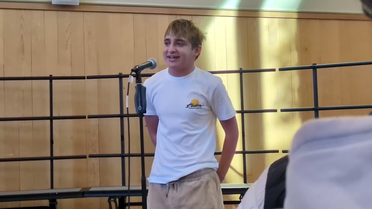 Sophomore Speech - Ryan Weil '28