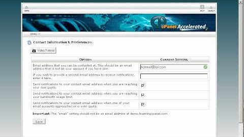 Changing your cPanel