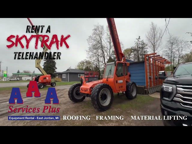 Telehandler Rentals in Northern Michigan: The Machine That Saves Your Crew’s Back