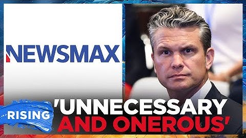 Newsmax JOINS MSM Outlets, REFUSES To Sign New PENTAGON Press RULES | RISING