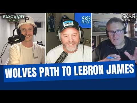 Latest Minnesota Timberwolves white board path to LeBron James!