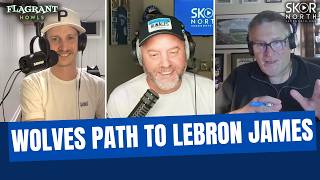 Latest Minnesota Timberwolves white board path to LeBron James!