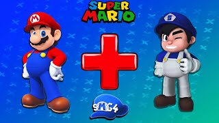 What would Super Mario look like if he was SMG4 | Mario + SMG4